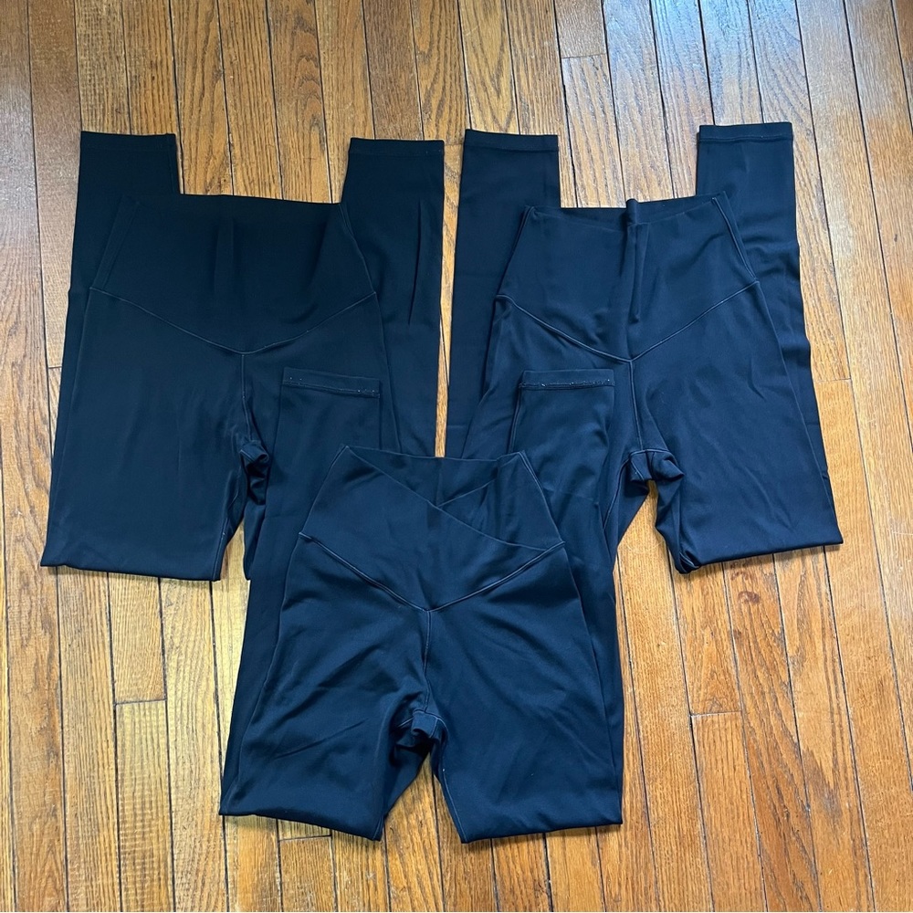 3 Pair AERIE Leggings - Real me cross over 7/8, real me 7/8, chill play move 7/8